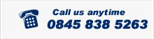 Call us on 0845 838 5263